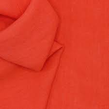 Lin viscose corail